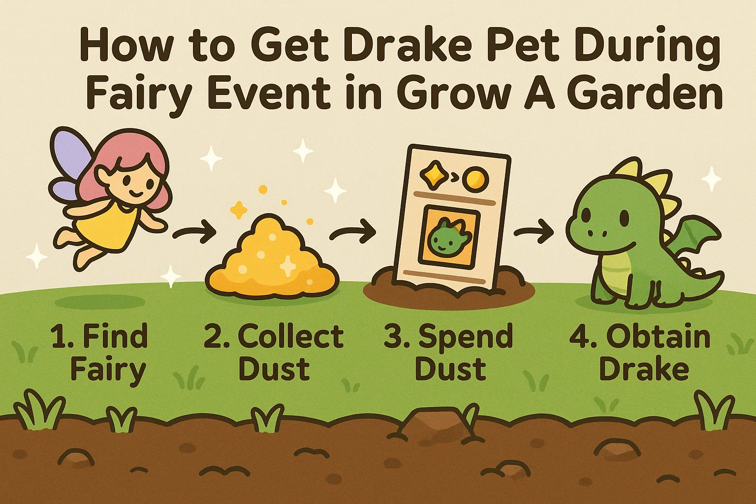 How to Get Drake Pet During Fairy Event in Grow A Garden