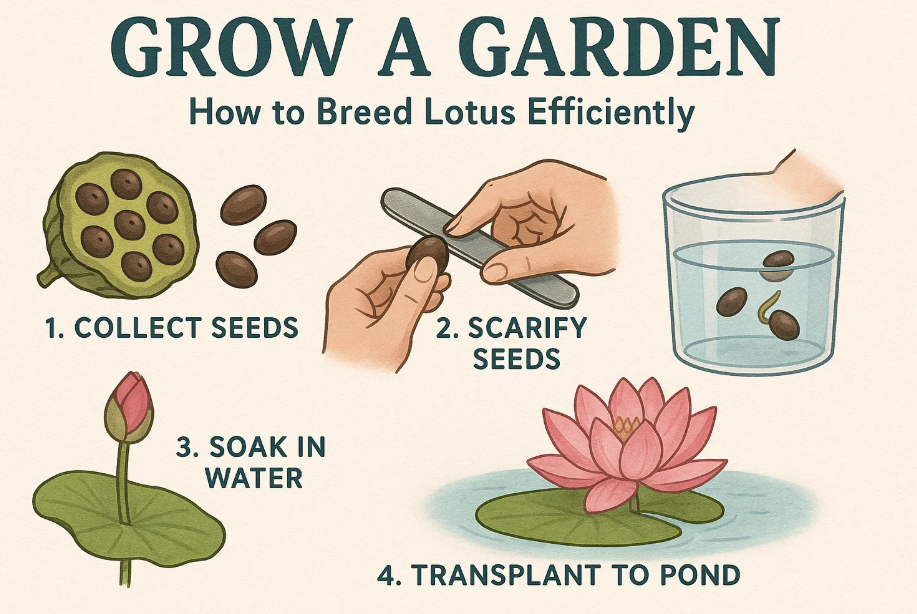 Grow A Garden: How to Breed Lotus Efficiently