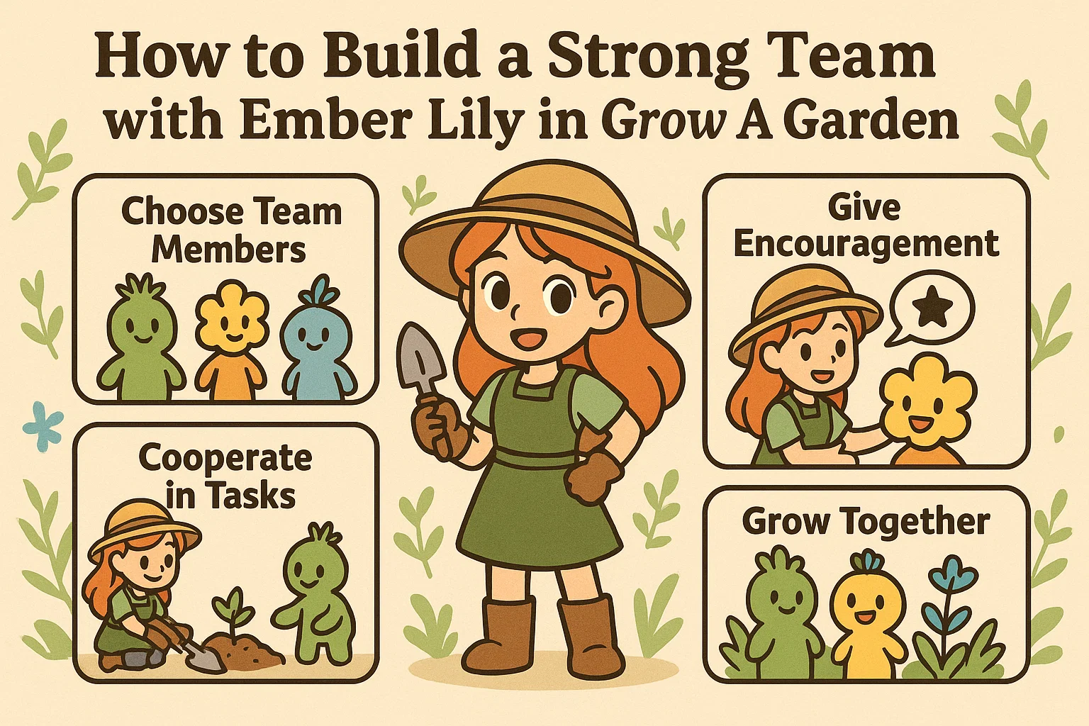 How to Build a Strong Team with Ember Lily in Grow A Garden