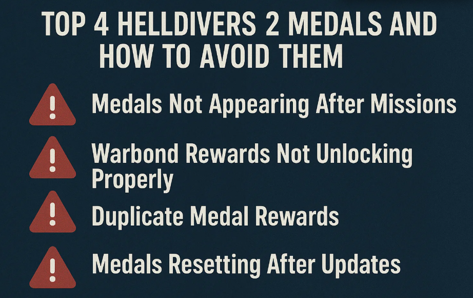 Top 4 Helldivers 2 Medals Glitches and How to Avoid Them