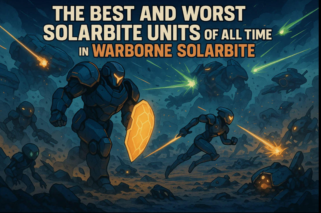 The Best and Worst Solarbite Units of All Time in Warborne Solarbite