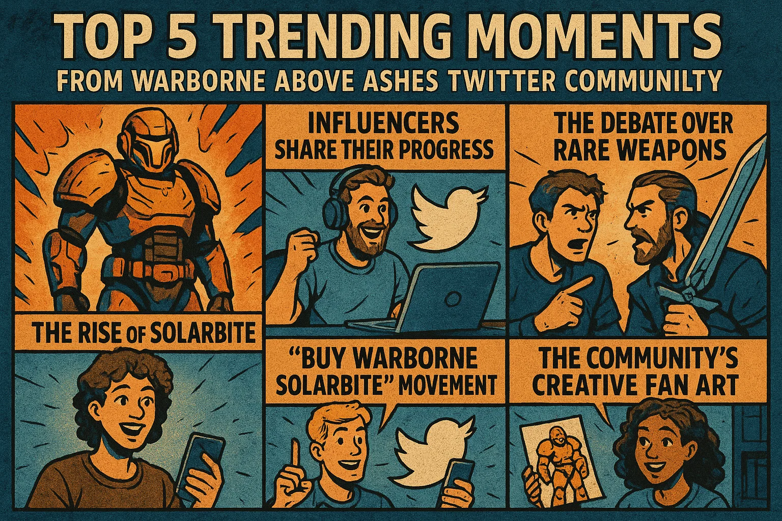 Top 5 Trending Moments from Warborne Above Ashes Twitter Community