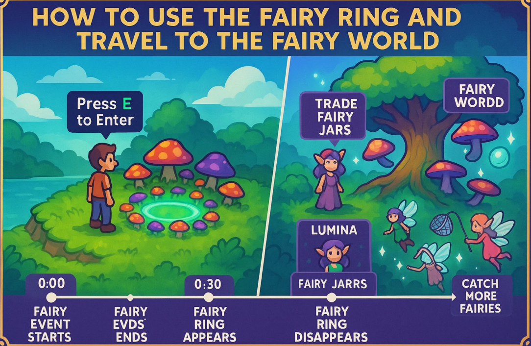 How to Use the Fairy Ring and Travel to the Fairy World