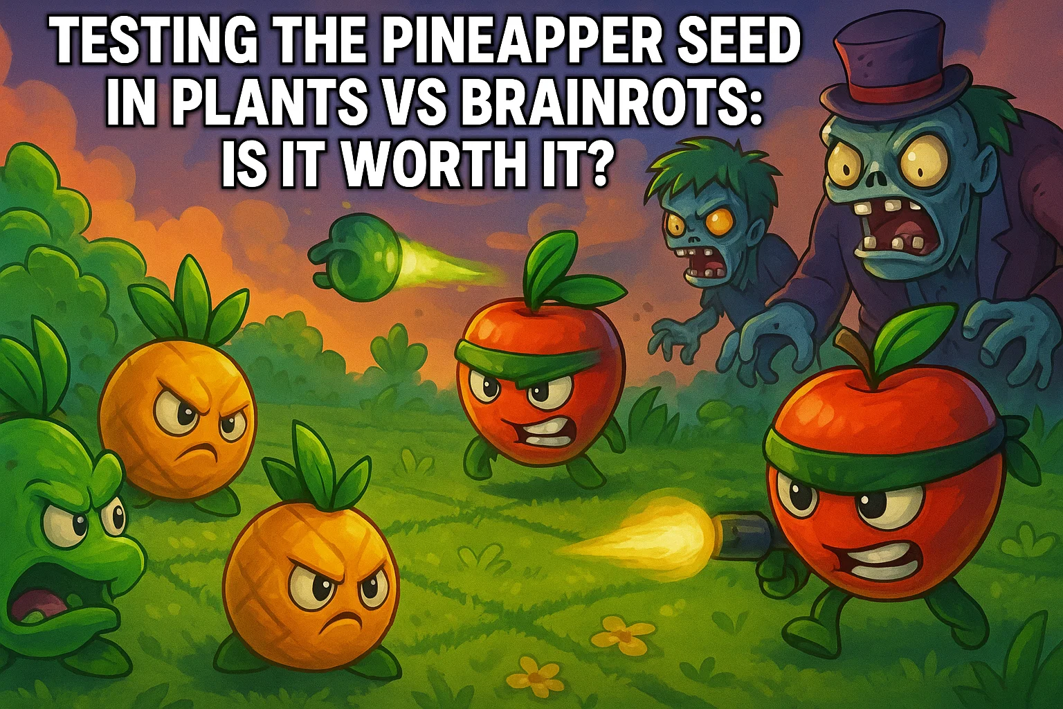 Testing the New Pineapper Seed in Plants Vs Brainrots — Is It Worth Your Time?