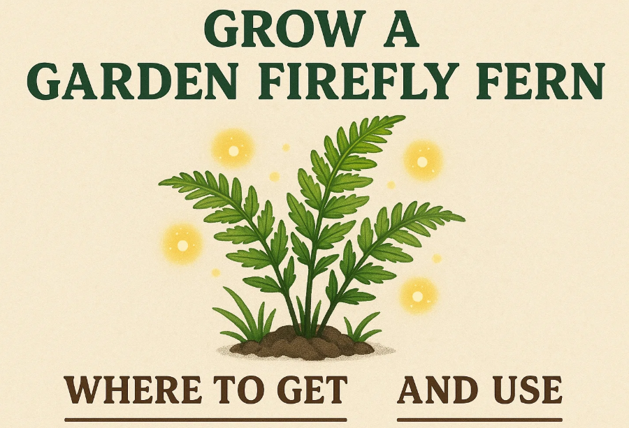 Grow A Garden Firefly Fern: Where to Get and Use