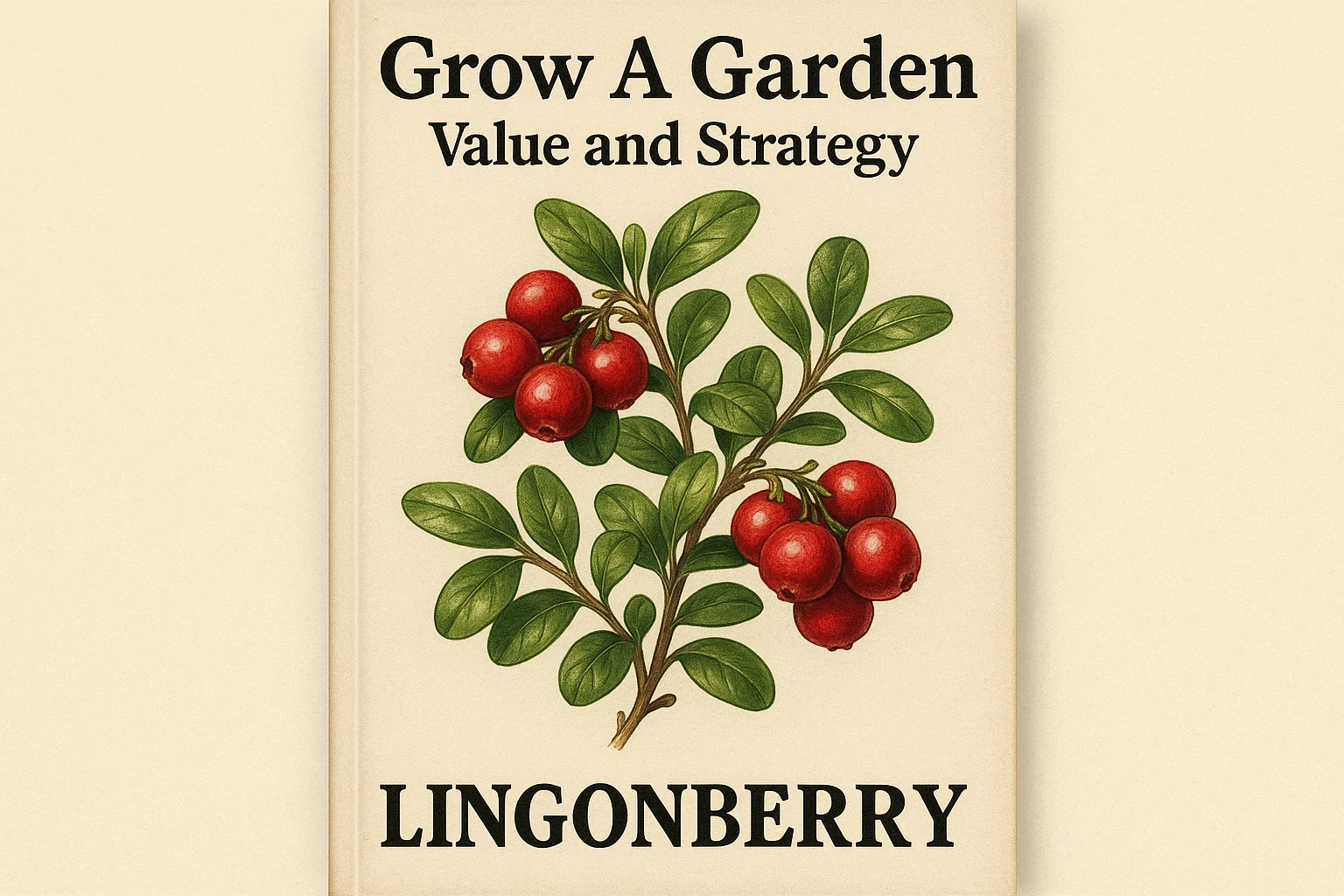 Lingonberry in Grow A Garden: Value and Strategy