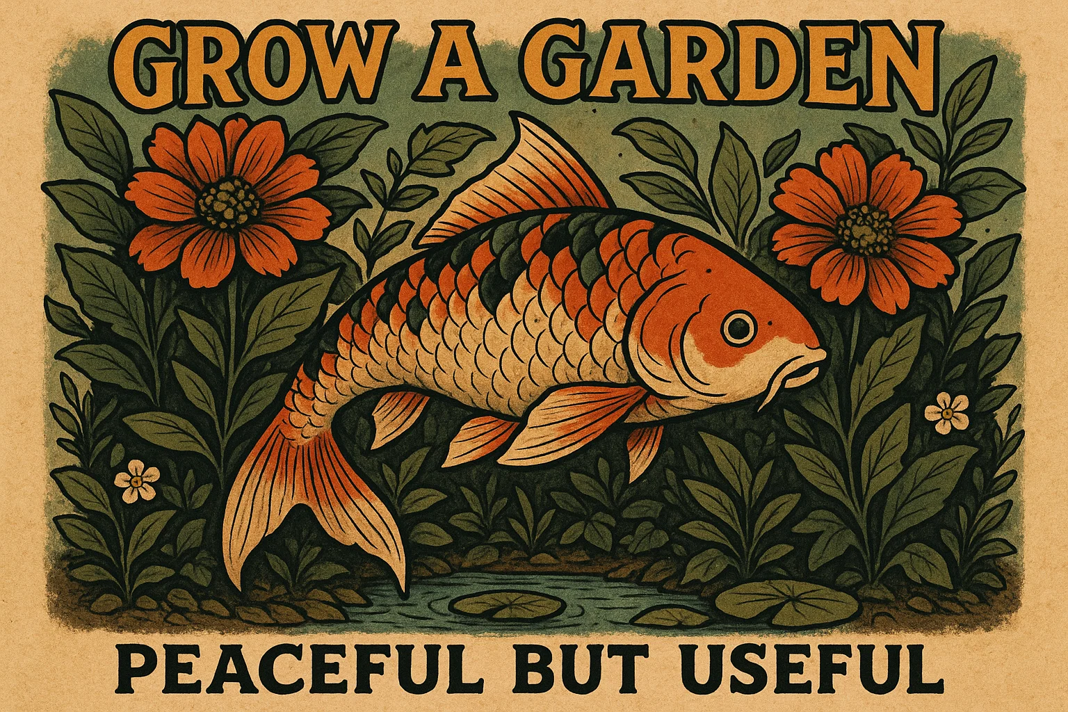 Grow A Garden Koi Pet: Peaceful but Useful