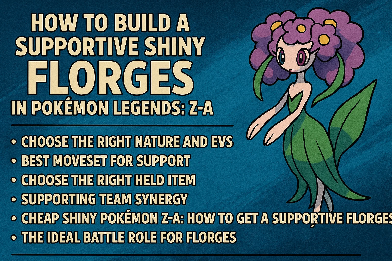 How to Build a Supportive Shiny Florges in Pokémon Legends: Z-A