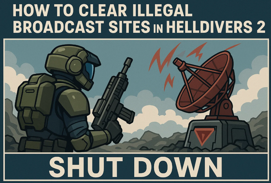 How to Clear Illegal Broadcast Sites in Helldivers 2