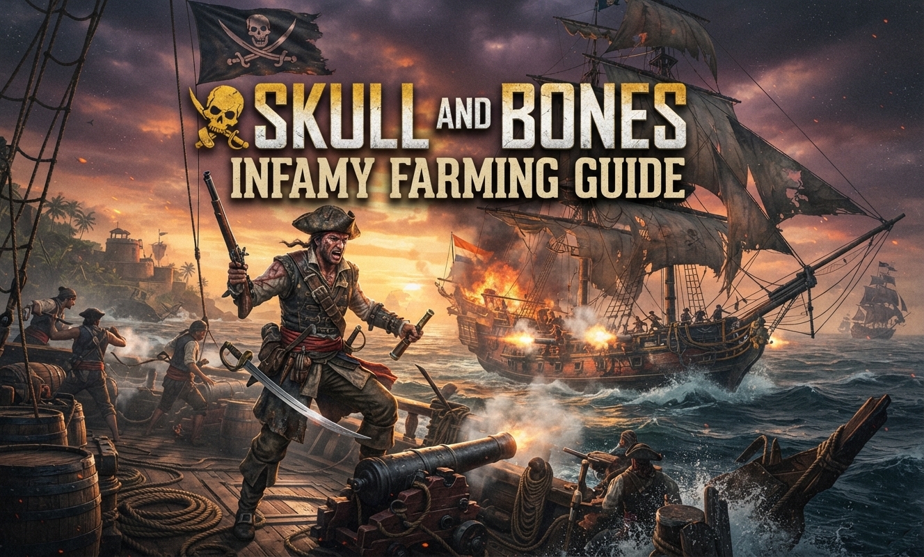 Skull and Bones Infamy Farming Guide: Fastest Ways to Level Up Your Pirate Rank