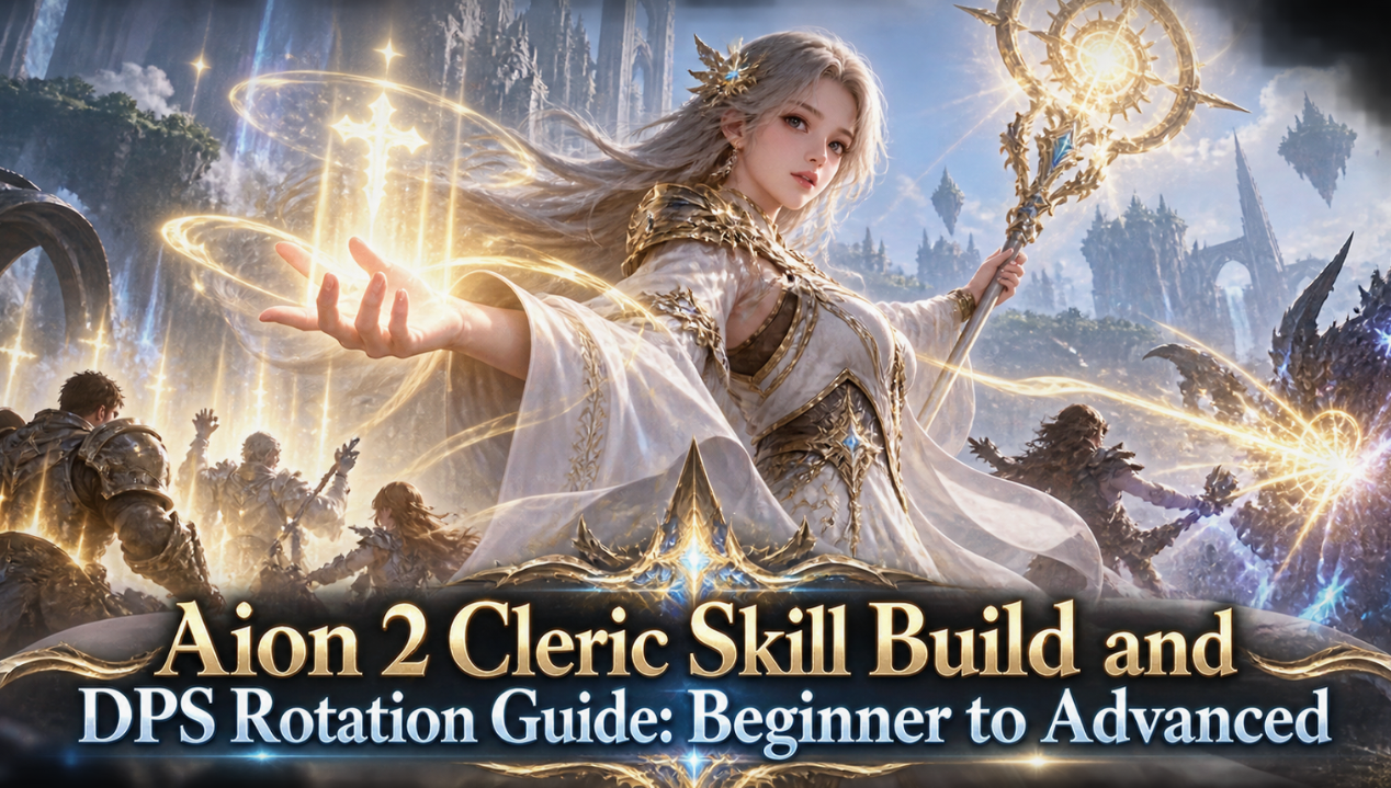 Aion 2 Cleric Skill Build and DPS Rotation Guide